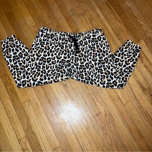 Real Work Leopard Joggers